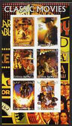 Eritrea 2003 Classic Movie (Posters) #1 imperf sheetlet containing set of 6 values unmounted mint