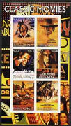 Eritrea 2003 Classic Movie (Posters) #2 imperf sheetlet containing set of 6 values unmounted mint