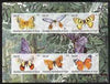 Congo 2004 Butterflies #3 imperf sheetlet containing 6 values, unmounted mint