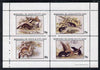 Bernera 1981 Woodland Wildlife perf sheetlet containing set of 4 values unmounted mint