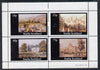 Staffa 1981 Paintings of English Country Life #2 perf sheetlet containing set of 4 values unmounted mint