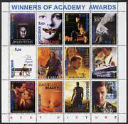 Mordovia Republic 2001 Academy Awards - Best Pictures 1990-2001 perf sheetlet containing set of 12 values unmounted mint