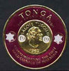 Tonga 1963 Surcharged 1s9d on 9d Gold Coin unmounted mint SG 152