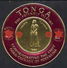 Tonga 1963 Surcharged 4s6d on 2s1d Gold Coin unmounted mint SG 159