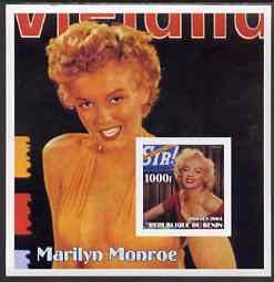 Benin 2003 Marilyn Monroe #5 imperf m/sheet (Cover of Sir) unmounted mint