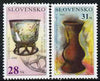 Slovakia 2006 Vases perf set of 2 unmounted mint