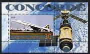 Udmurtia Republic 2006 Concorde & Space perf m/sheet #2 unmounted mint