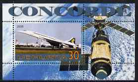 Udmurtia Republic 2006 Concorde & Space perf m/sheet #2 unmounted mint