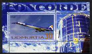 Udmurtia Republic 2006 Concorde & Space perf m/sheet #4 unmounted mint