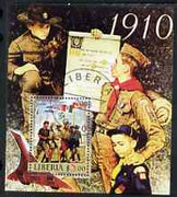 Liberia 2006 Scouts & Concorde #3 perf s/sheet cto used