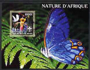 Benin 2006 Nature of Africa - Orchid & Butterfly (with Scout Logo) perf m/sheet cto used