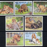 Nicaragua 1988 African Animals set of 7 unmounted mint, SG 2955-61