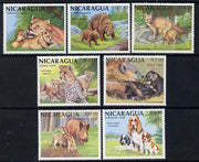 Nicaragua 1988 African Animals set of 7 unmounted mint, SG 2955-61