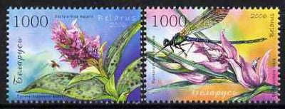 Belarus 2006 Orchids perf set of 2 values unmounted mint