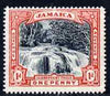 Jamaica 1900-01 Llandovery Falls 1d black & red unmounted mint, SG32