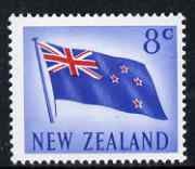 New Zealand 1967 Flag 8c (from def set) unmounted mint, SG 854