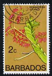 Barbados 1974-77 Renanthera storiei 2c Orchid fine cds used SG 486