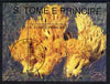 St Thomas & Prince Islands 1993 Fungi (Ramaria aurea) perf m/sheet very fine cto used