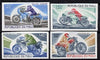 Mali 1976 Motor cycling unmounted mint imperf set of 4, as SG 556-59 (from limited printing) gutter pairs available price x 2