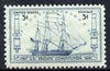 United States 1947 150th Anniversary of Launching of USS Constitution (Old Ironsides) 3c unmounted mint, SG 948