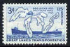 United States 1955 Centenary of Soo Locks 3c unmounted mint, SG 1071
