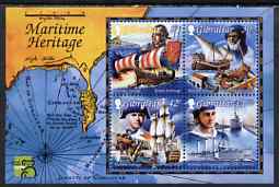 Gibraltar 1999 Maritime Heritage perf m/sheet unmounted mint, SG MS876