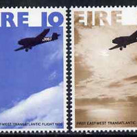 Ireland 1978 50th Anniversary of East-West Flight perf set of 2 unmounted mint SG 419-20
