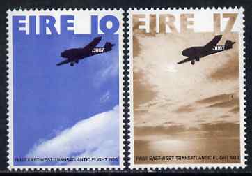 Ireland 1978 50th Anniversary of East-West Flight perf set of 2 unmounted mint SG 419-20
