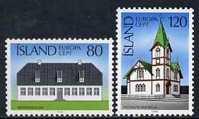 Iceland 1978 Europa perf set of 2 unmounted mint SG 561-62