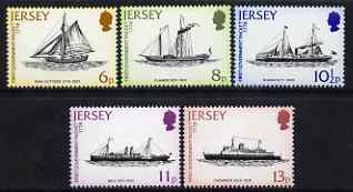 Jersey 1978 Bicentenary of Mail Packet Service perf set of 5 unmounted mint SG 197-201