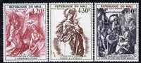 Mali 1978 Christmas (Works by Durer) perf set of 3 unmounted mint SG 668-70