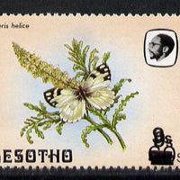 Lesotho 1986-88 Butterflies 9s on 60s Meadow White unmounted mint with surcharge doubled, SG 723a