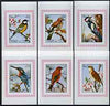 Sharjah 1972 Birds (2nd issue) complete set of 6 individual imperf deluxe sheets unmounted mint, as Mi 1178083