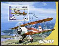 Cuba 2006 Aircraft imperf m/sheet fine cto used SG MS4967