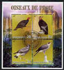 Djibouti 2006 Birds of Prey #1 perf sheetlet containing set of 4 fine cto used