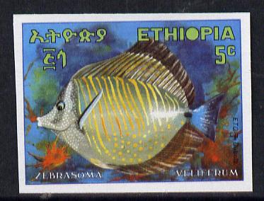 Ethiopia 1970 Surgeon Fish 5c imperf, as SG 751*