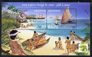 Tonga - Niuafo'ou 1999 Early Explorers perf m/sheet (with Australia 99 imprint) unmounted mint SG MS288