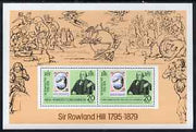 New Hebrides - English 1979 Rowland Hill perf m/sheet unmounted mint SG MS274
