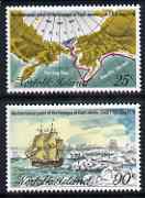 Norfolk Island 1978 Captain Cook Bicentenary (6th Issue) perf set of 2 unmounted mint SG 213-4