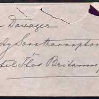 Great Britain 1907 Letter from PRINCESS CHRISTIAN to the Lady Southampton inviting her to luncheon with Madame d'Erlanger and some friends, complete with envelope which has been roughly opened. (Lady Ismay Southampton was Lady-in-……Details Below