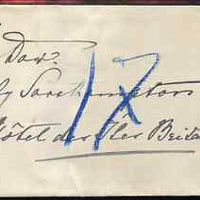 Great Britain 1907 Letter from PRINCESS CHRISTIAN to the Lady Southampton referring to 'Poor Alice Gibbs' whose husband had just died, complete with envelope.,(Lady Ismay Southampton was Lady-in-Waiting to Queen Victoria from 1878……Details Below