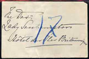 Great Britain 1907 Letter from PRINCESS CHRISTIAN to the Lady Southampton referring to 'Poor Alice Gibbs' whose husband had just died, complete with envelope.,(Lady Ismay Southampton was Lady-in-Waiting to Queen Victoria from 1878……Details Below