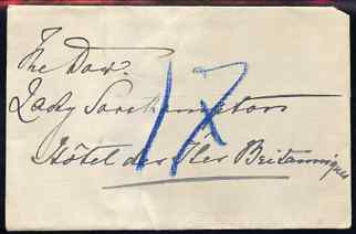Great Britain 1907 Letter from PRINCESS CHRISTIAN to the Lady Southampton referring to 'Poor Alice Gibbs' whose husband had just died, complete with envelope.,(Lady Ismay Southampton was Lady-in-Waiting to Queen Victoria from 1878……Details Below