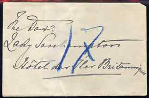Great Britain 1907 Letter from PRINCESS CHRISTIAN to the Lady Southampton referring to 'Poor Alice Gibbs' whose husband had just died, complete with envelope.,(Lady Ismay Southampton was Lady-in-Waiting to Queen Victoria from 1878……Details Below