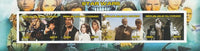 Congo 2017 Star Wars #1 imperf sheetlet containing 4 values unmounted mint. Note this item is privately produced and is offered purely on its thematic appeal
