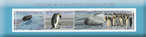 Congo 2017 Antarctic Fauna perf sheetlet containing 4 values unmounted mint. Note this item is privately produced and is offered purely on its thematic appeal