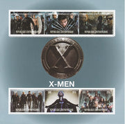 Central African Republic 2016 X-Men #2 perf sheetlet containing 6 values unmounted mint. Note this item is privately produced and is offered purely on its thematic appeal