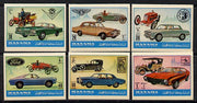 Manama 1972 Cars (Past & Present) imperf set of 6 unmounted mint, Mi 952-57