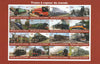 Congo 2017 Steam Trains of the World imperf sheetlet containing 16 values unmounted mint Note this item is privately produced and is offered purely on its thematic appeal, it has no postal validity