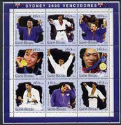 Guinea - Bissau 2001 Sydney Olympic Games perf sheetlet containing 9 values (Judo) unmounted mint Mi 1288-96
